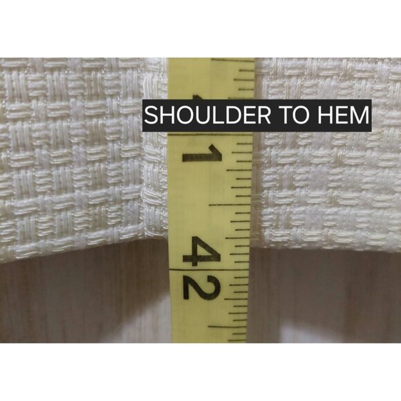 NWT Commense Womens Tweed Sleeveless Dress With Pockets~Metallic Thread Medium - Picture 5 of 9